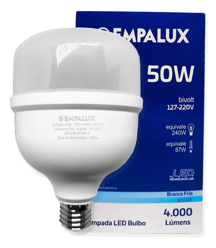 Lâmpada Led Empalux 50W